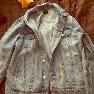 Pacsun distressed denim jacket